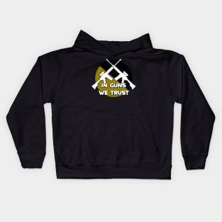 An Ancap's In Guns We Trust Kids Hoodie